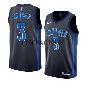 Dres Oklahoma City Thunder Josh Giddey 3 Nike 2022-23 City Edition Crno Swingman - Muške
